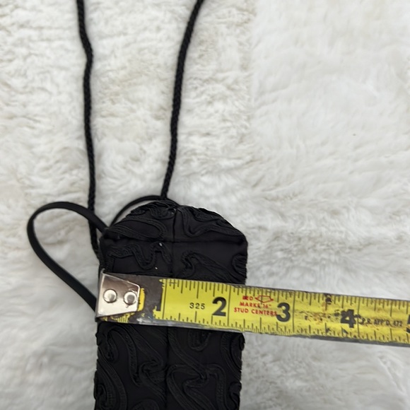 Nine West Black Embroidered Clutch with Straps - Picture 6 of 9